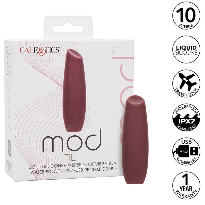 CALEXOTICS - MOD TILT – érzéki vibrátor piros színben - Image 2
