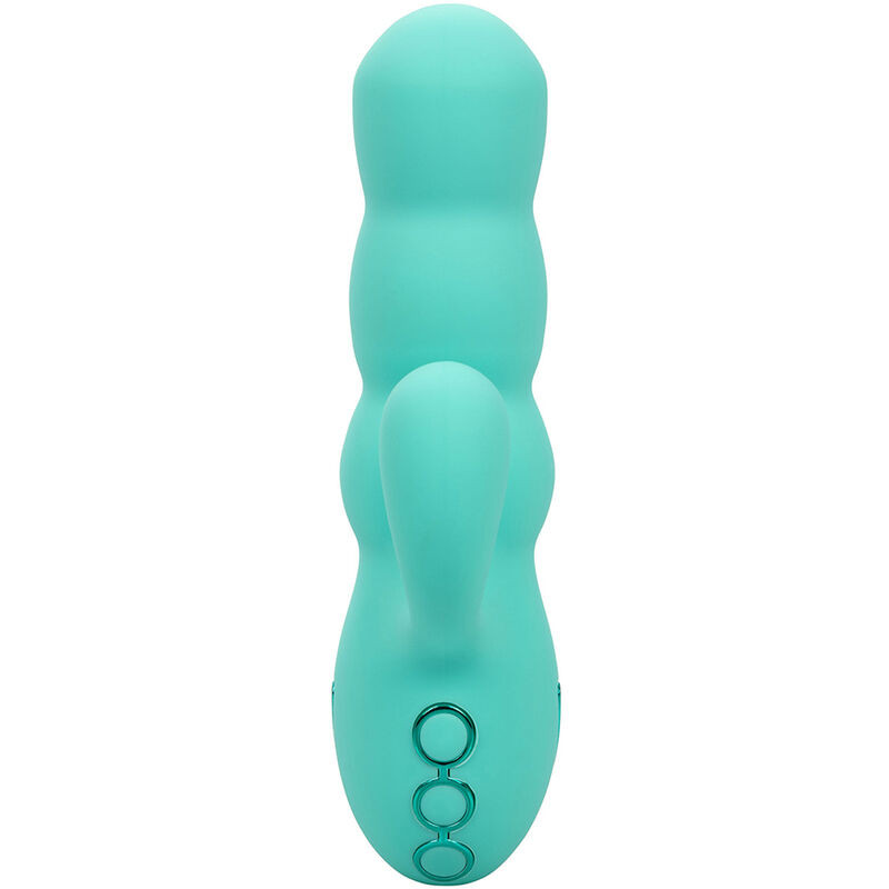 Calexotics Del Mar Diva – prémium nyuszi vibrátor aqua zöldben - Image 3
