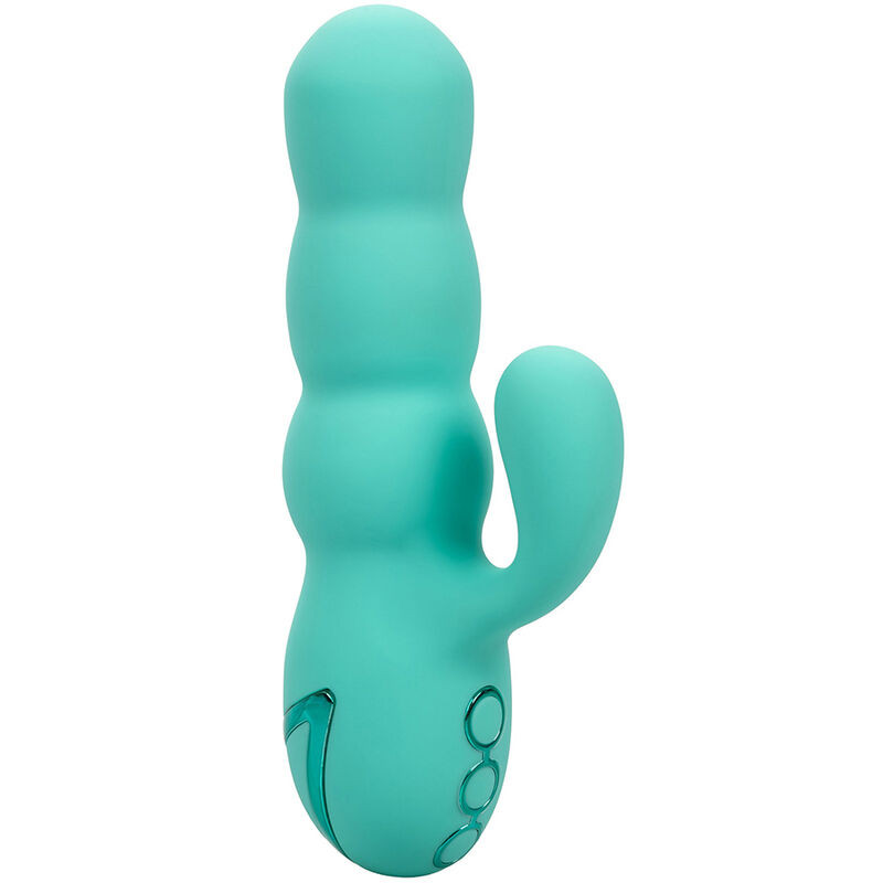 Calexotics Del Mar Diva – prémium nyuszi vibrátor aqua zöldben - Image 4