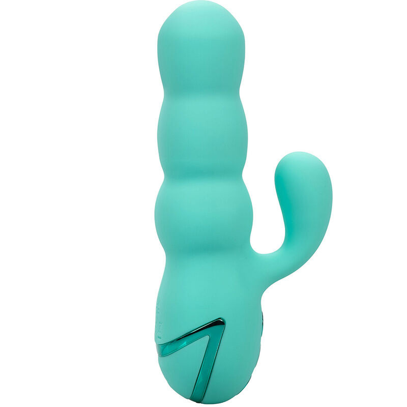 Calexotics Del Mar Diva – prémium nyuszi vibrátor aqua zöldben - Image 5