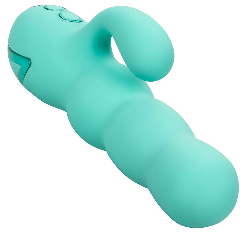 Calexotics Del Mar Diva – prémium nyuszi vibrátor aqua zöldben - Image 7