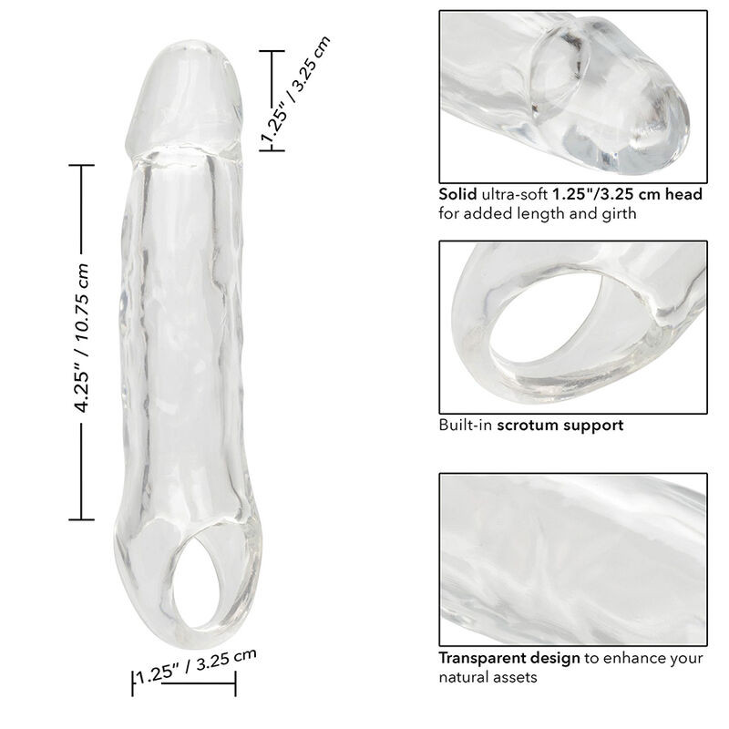 CALEXOTICS - Átlátszó kényeztető hosszabbító 5,5" - Image 8
