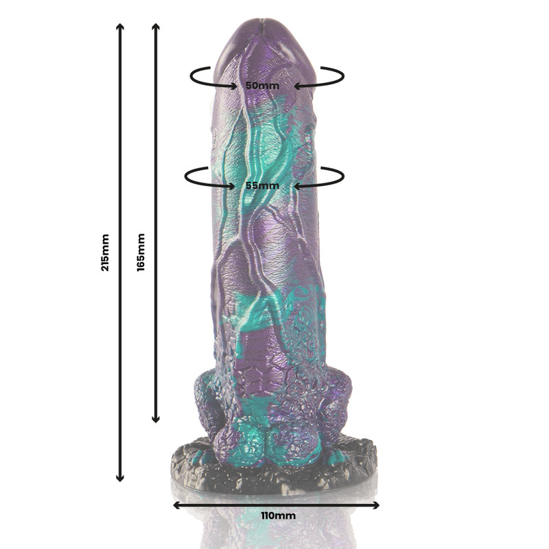 EPIC Basilisk - dupla, nagyméretű, élvezetes dildó - Image 2