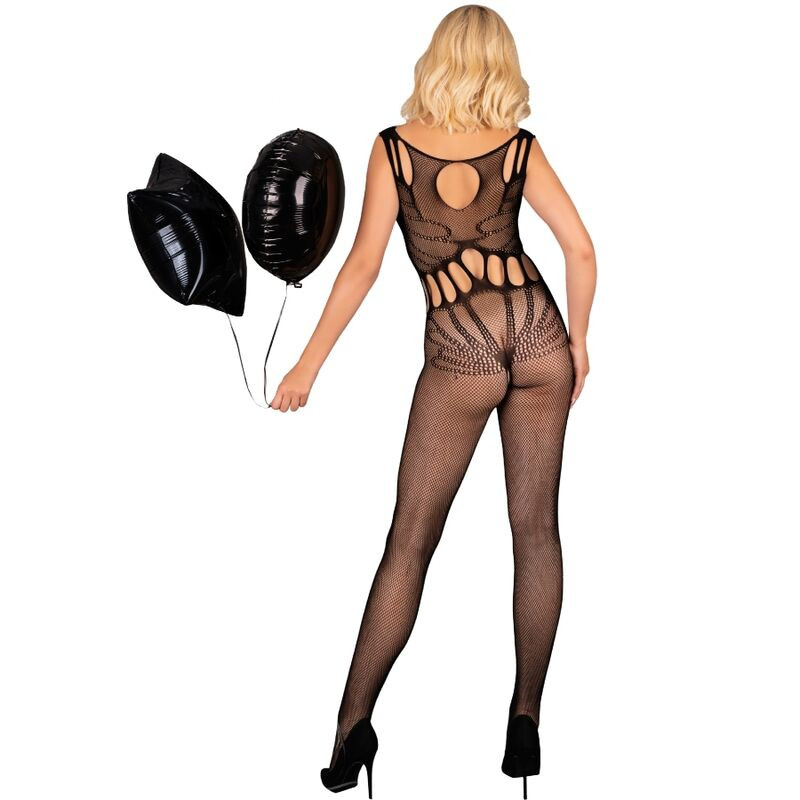 LIVCO CORSETTI FASHION - érzéki, nyitott testharisnya, Fekete - Image 2