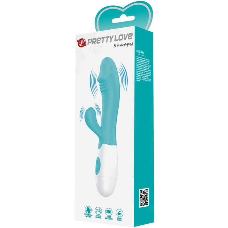 PRETTY LOVE - érzéki G-pont vibrátor, aqua zöld - Image 9