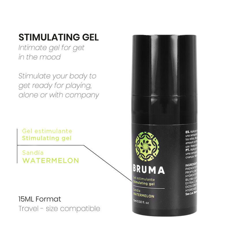 BRUMA – intenzív Görögdinnye ízű stimuláló gél 15 ml - Image 3
