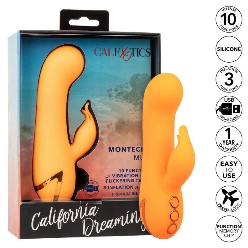 CALEXOTICS – Montecito Muse – prémium nyúl vibrátor narancssárga - Image 9