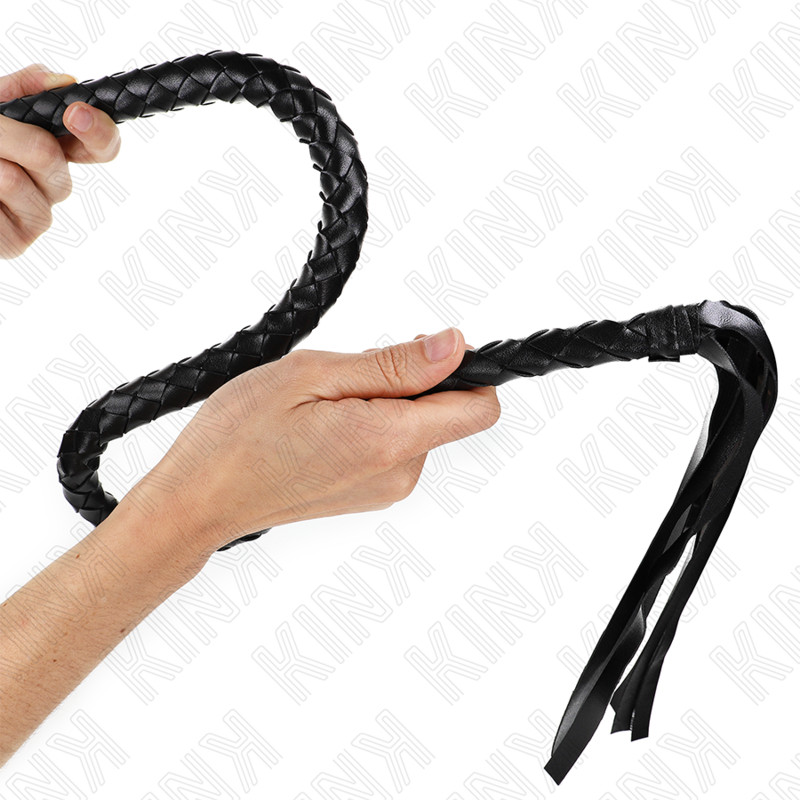 KINK - fekete markolatú kígyó ostor 65 cm - Image 2