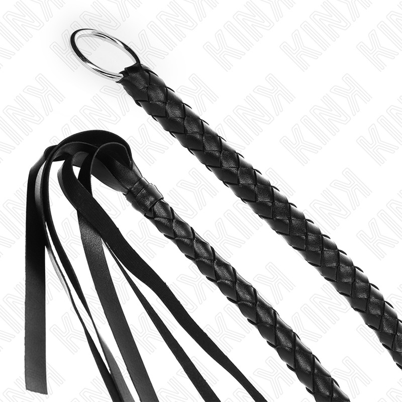 KINK - fekete markolatú kígyó ostor 65 cm - Image 4