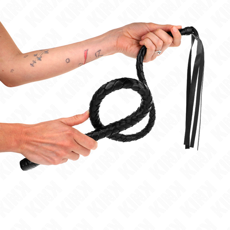 KINK – 110 cm hosszú, gyöngyökkel rendelkező ostor - Image 2