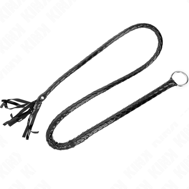 KINK – hosszú, fényes PVC ostor 138 cm - Image 3