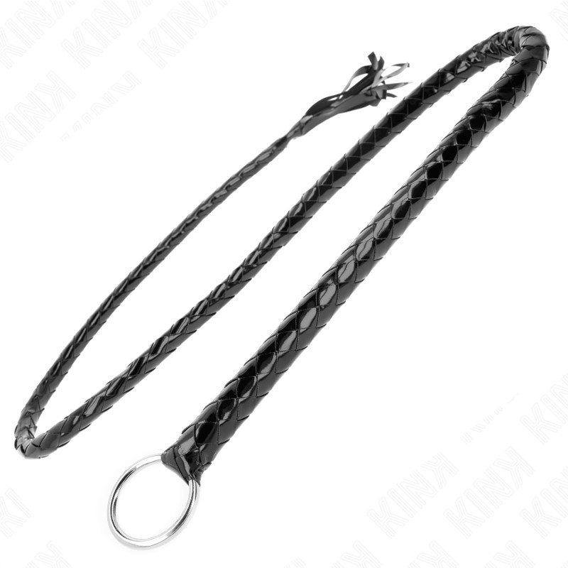 KINK – hosszú, fényes PVC ostor 138 cm - Image 5