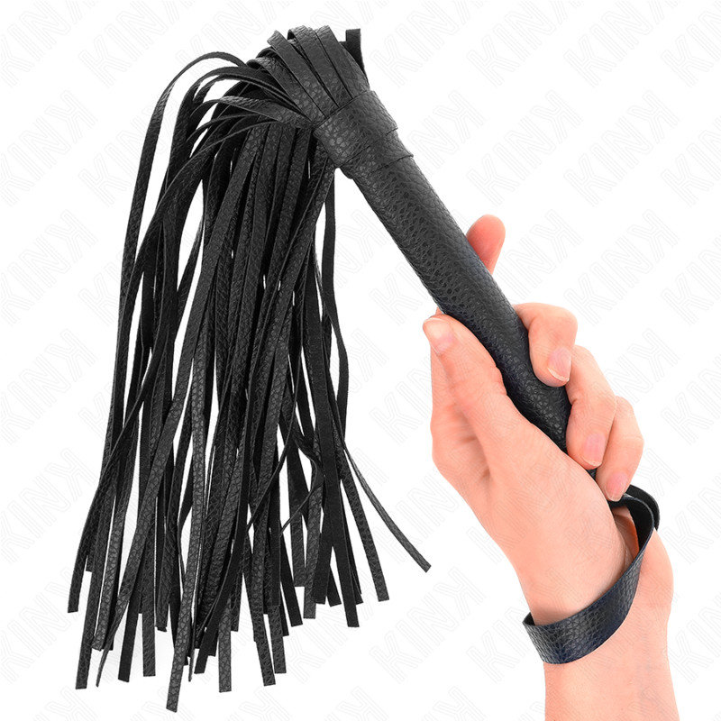 KINK - érzéki kék gyöngyös korbács 43,5 cm - Image 3