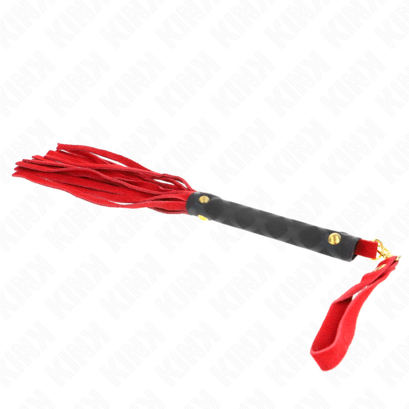 KINK - piros velúr mini ostor 30 cm - Image 5