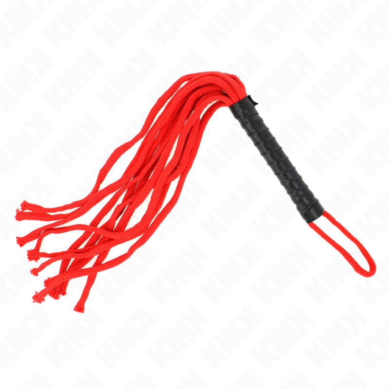KINK Rojo - érzéki kötél ostor 56 cm