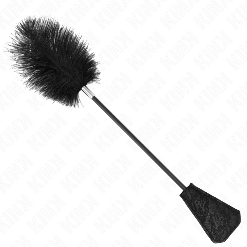 KINK – csipkés tollászó 56 cm hosszú érzéki játék