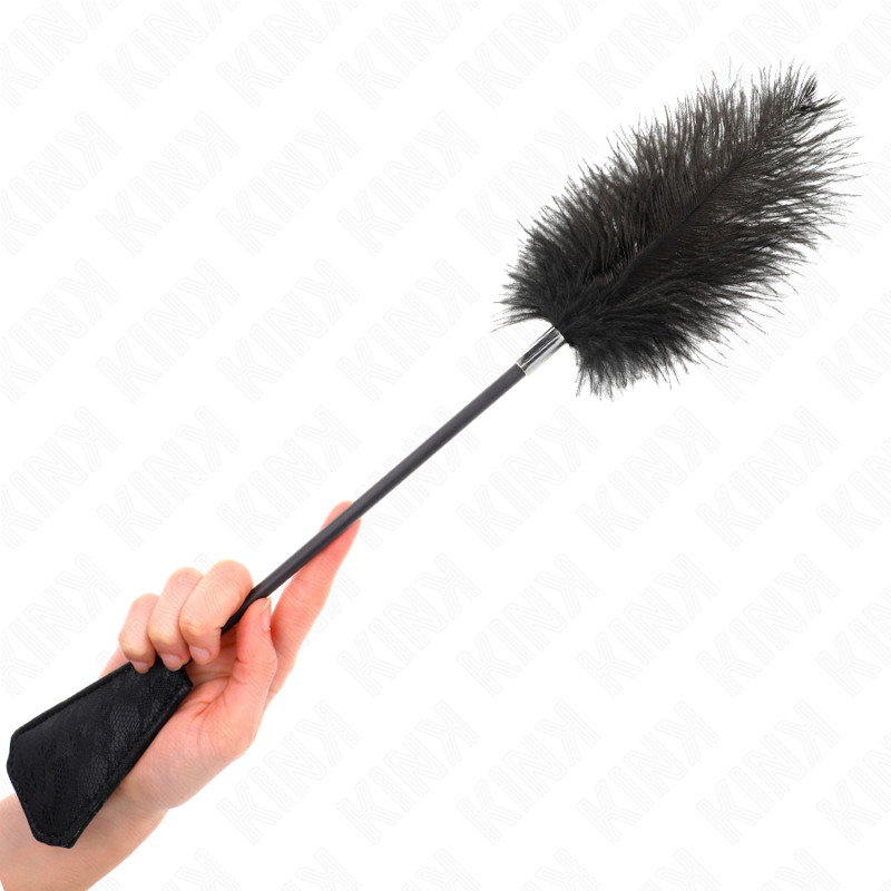 KINK – csipkés tollászó 56 cm hosszú érzéki játék - Image 4