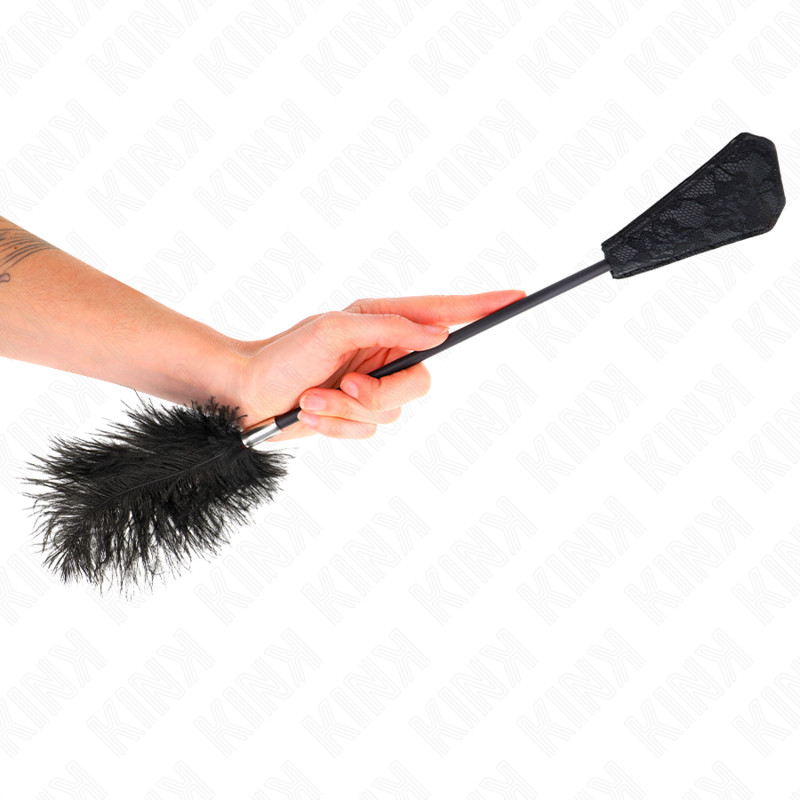 KINK – csipkés tollászó 56 cm hosszú érzéki játék - Image 5