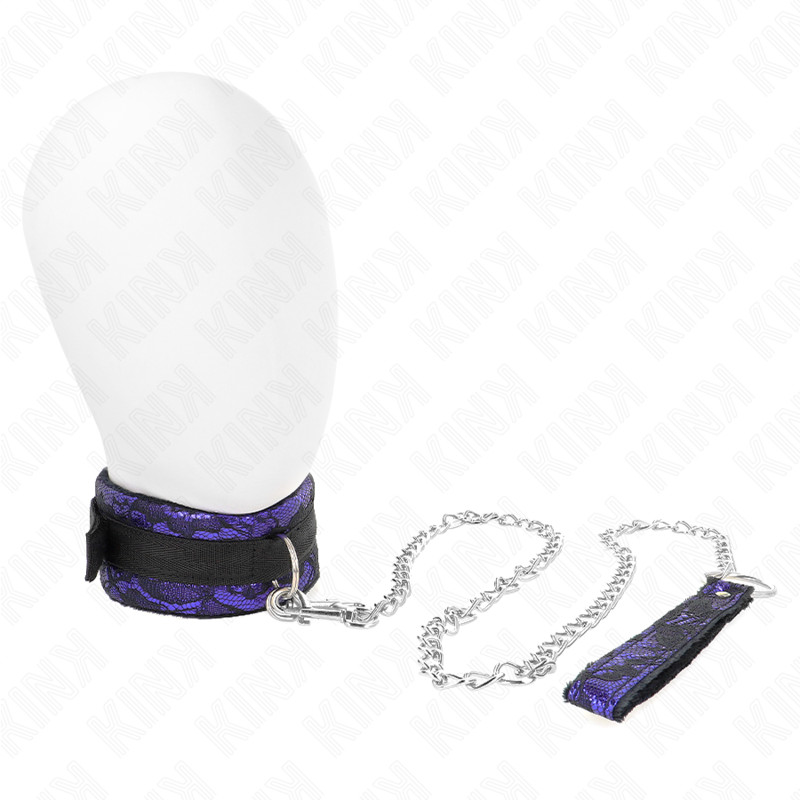 KINK - rövid bársonyos csipke nyaklánc övvel, 105 cm - Image 2