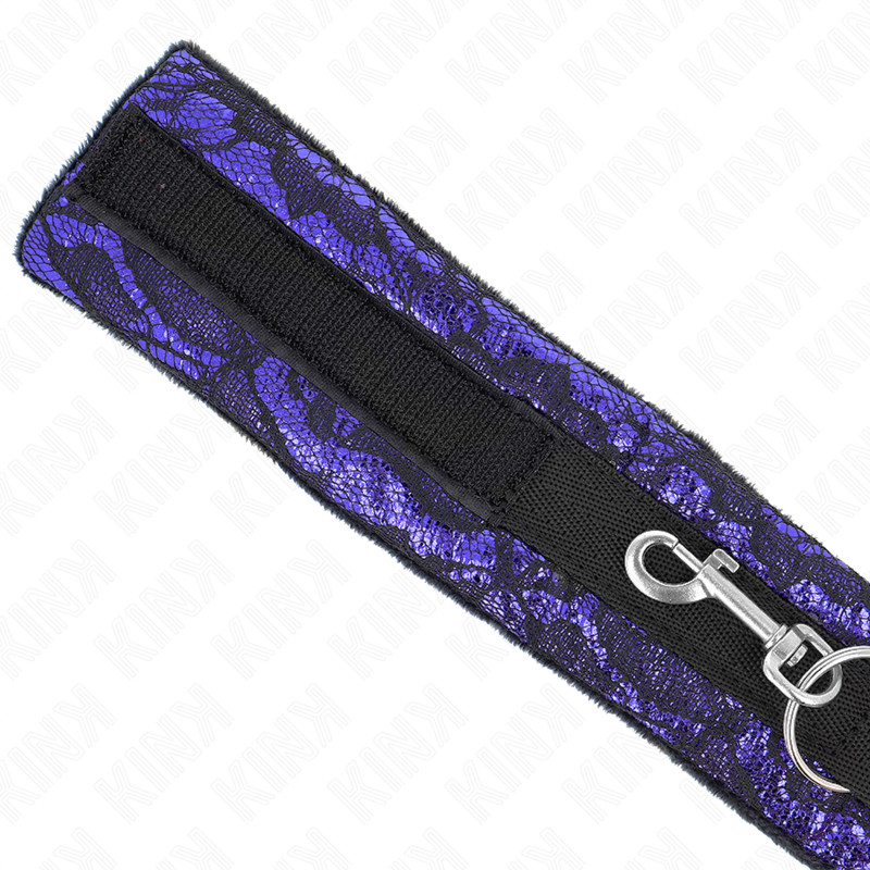 KINK - rövid bársonyos csipke nyaklánc övvel, 105 cm - Image 5