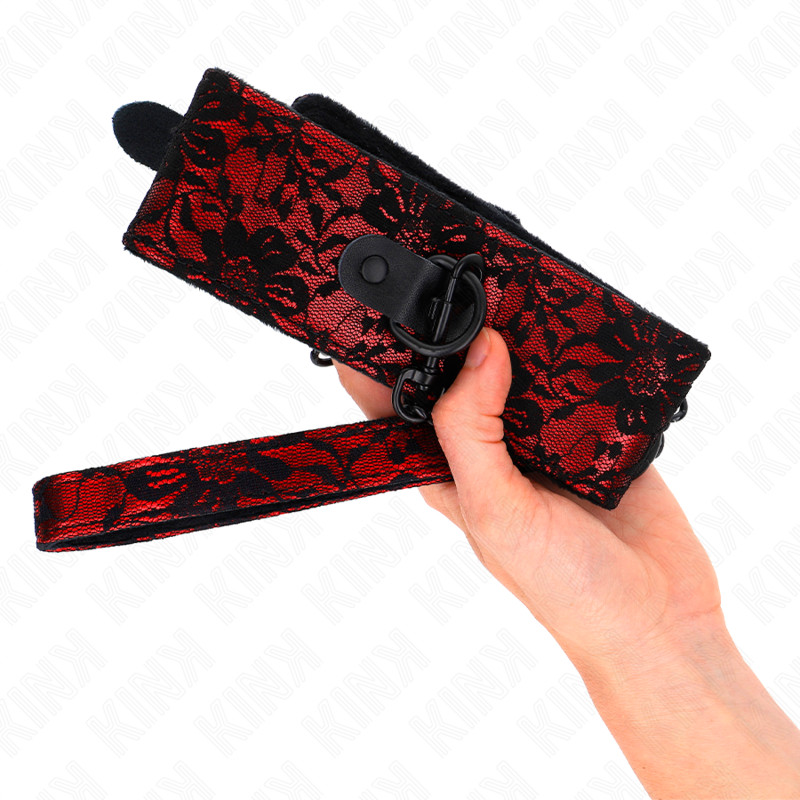 KINK – csipke nyaklánc valódi bőr övvel, 105 cm - Image 3