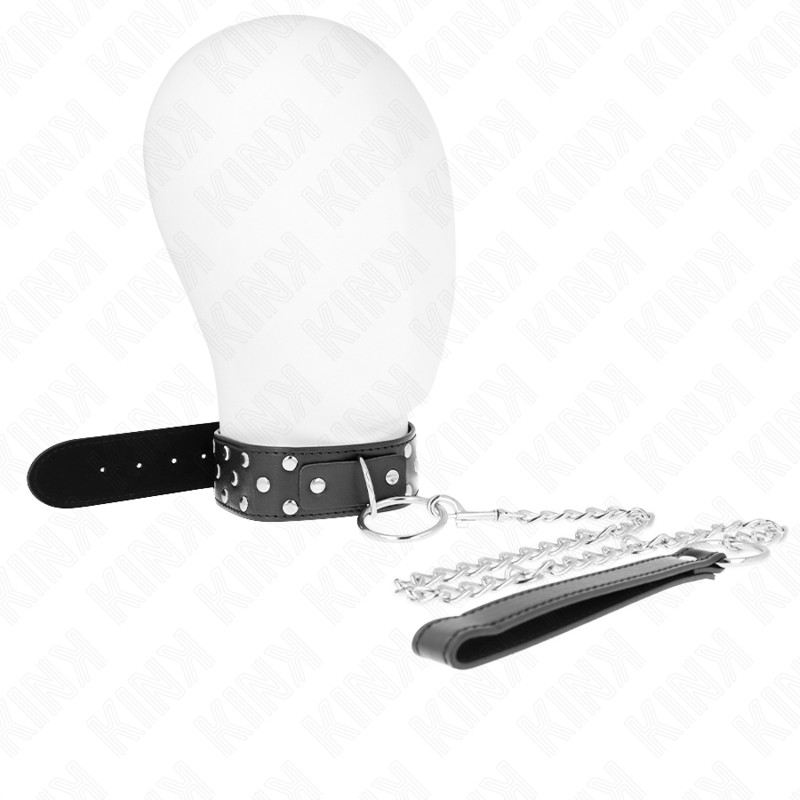 KINK – állítható nyaklánc övvel, fekete, 36-50 cm - Image 3