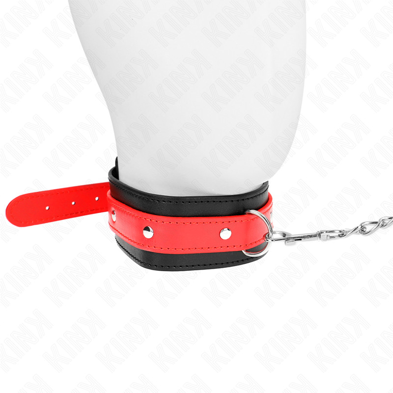 KINK – állítható nyaklánc piros pánttal 36-43 cm - Image 3