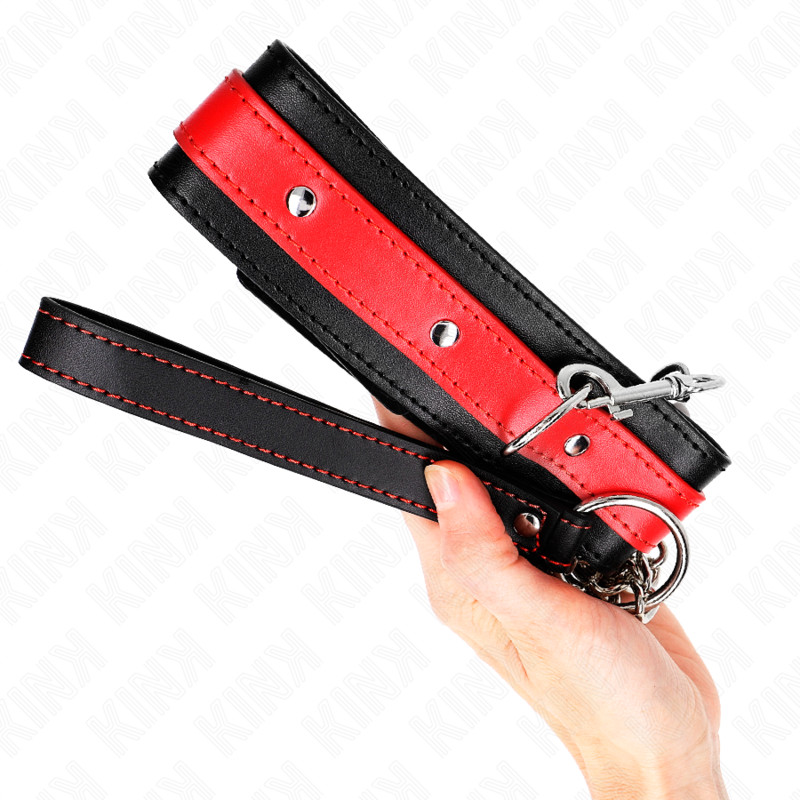 KINK – állítható nyaklánc piros pánttal 36-43 cm - Image 4