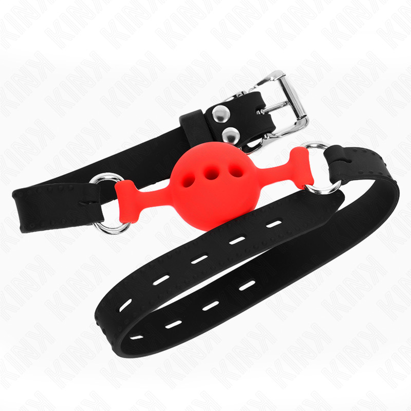 KINK – prémium szilikon gátló piros, állítható 35-51 cm - Image 3
