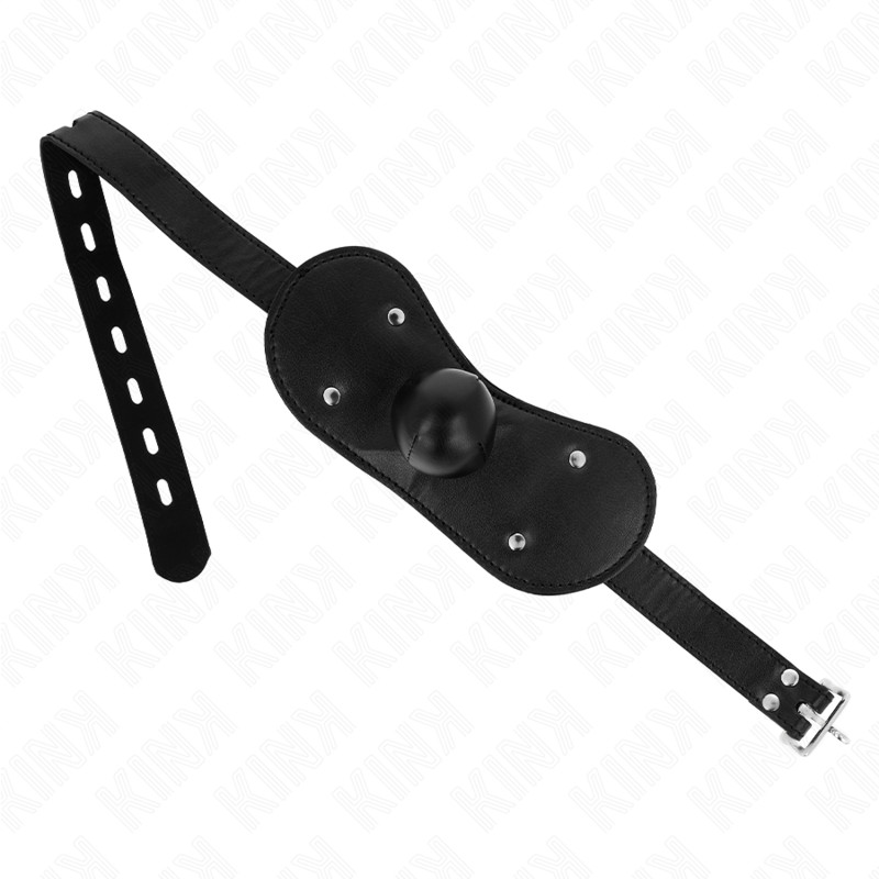KINK - zárható ball gag szájmaszk, állítható 42-60 cm