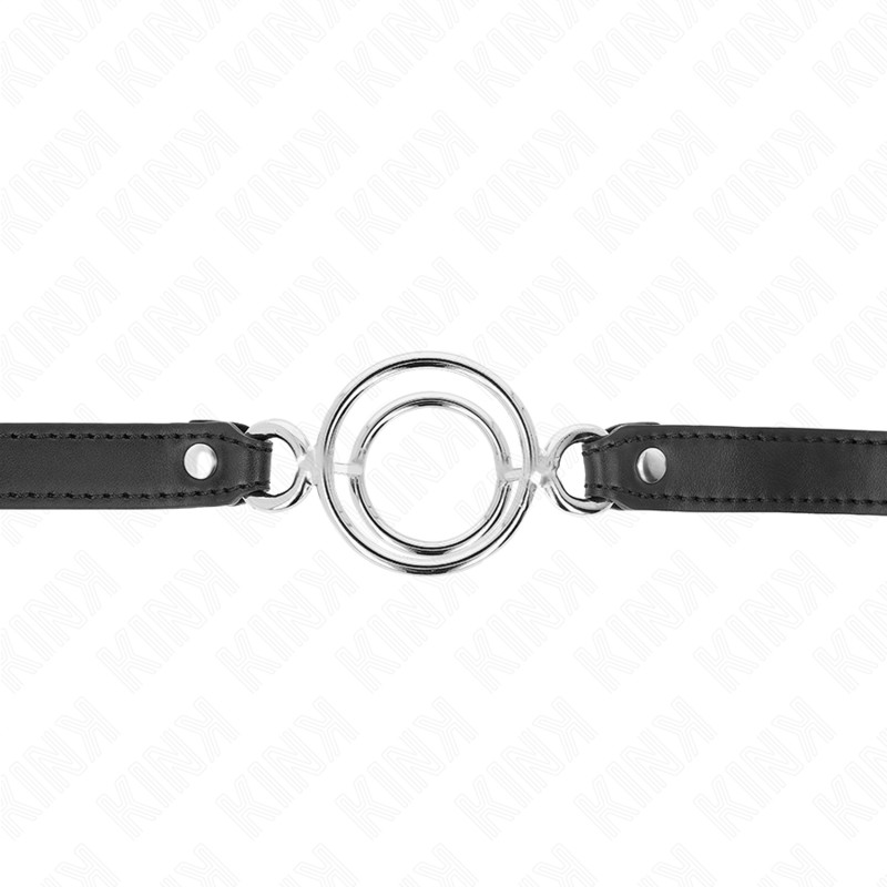 KINK – fekete gátló több O-gyűrűvel, 5 cm átmérővel - Image 3