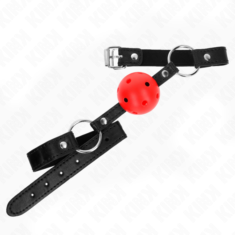 KINK – üreges, kemény piros golyós gag 4,5 cm - Image 2