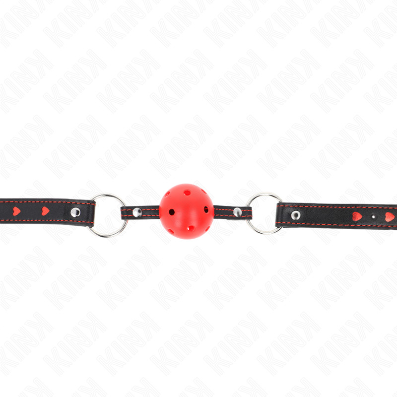 KINK – üreges kemény piros golyós szájpecek 65 cm - Image 3