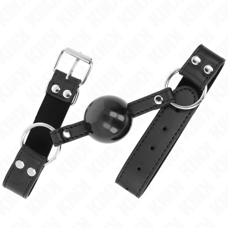 KINK – puha és szilárd golyós gátló bőrszíjjal, állítható 42-58 cm - Image 2