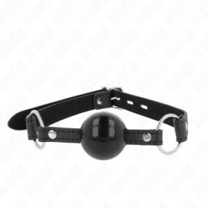 KINK – 4 cm-es TPE labda gátló fekete zárral