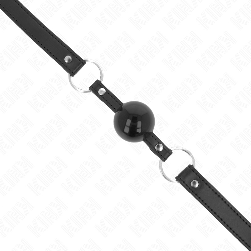 KINK – 4 cm-es TPE labda gátló fekete zárral - Image 4