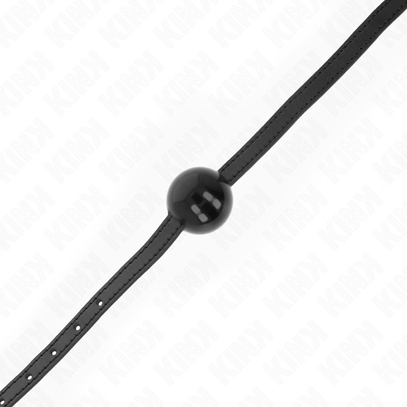KINK – fekete, szilárd golyós gag 4 cm - Image 3