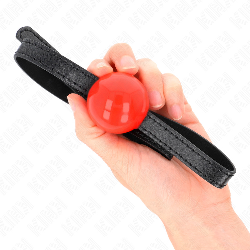 KINK – piros, szilárd golyós maszk 4 cm-es kivitelben - Image 4