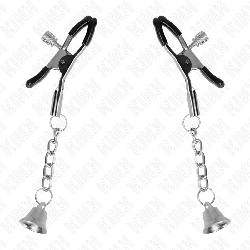 KINK - ezüst harang fülcsipesz (6 cm) - prémium érzéki kiegészítő - Image 2