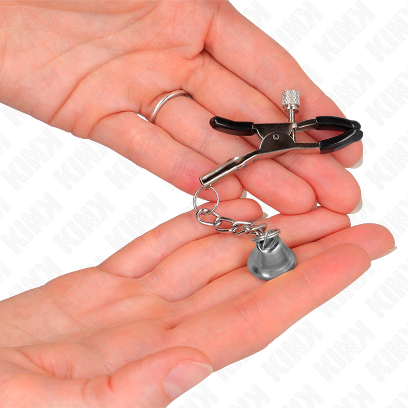 KINK - ezüst harang fülcsipesz (6 cm) - prémium érzéki kiegészítő - Image 3