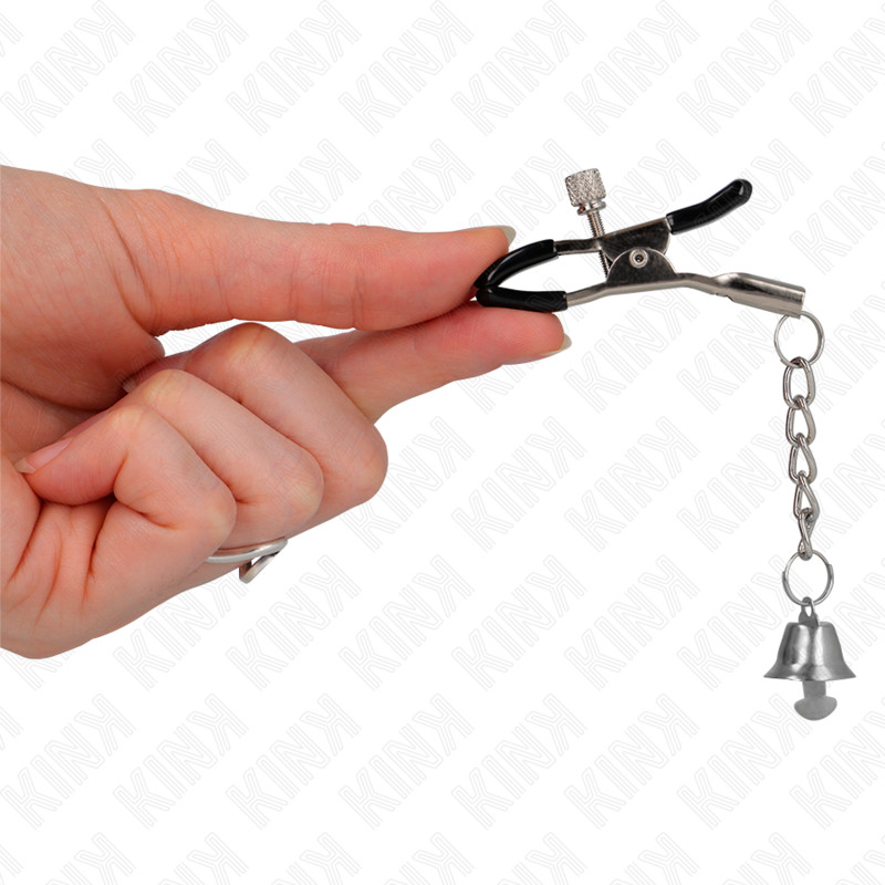 KINK - ezüst harang fülcsipesz (6 cm) - prémium érzéki kiegészítő - Image 4