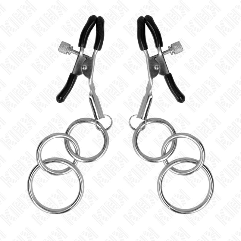 KINK – prémium, 6 cm-es gyűrűs mellbimbócsipesz - Image 2