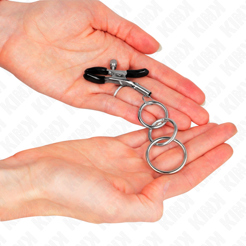 KINK – prémium, 6 cm-es gyűrűs mellbimbócsipesz - Image 3