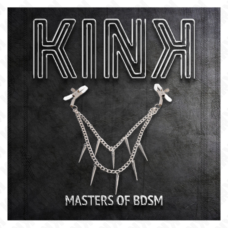 KINK - tüskés láncos mellbimbó csipesz 30 cm - Image 5