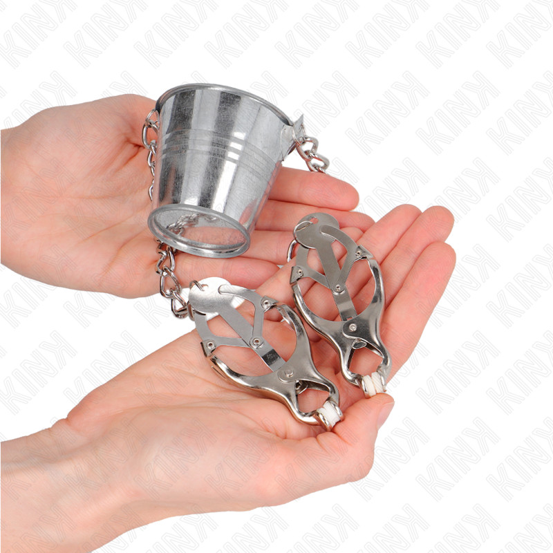 KINK - ezüst mellbimbó csipesz premium élvezetért - Image 3