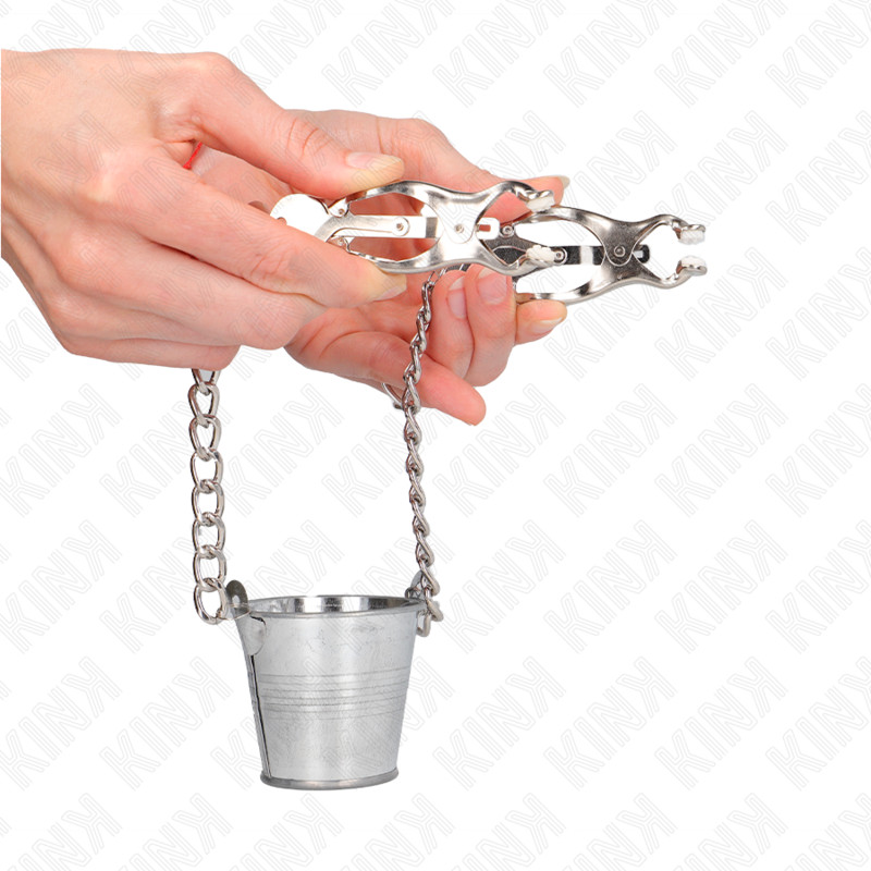 KINK - ezüst mellbimbó csipesz premium élvezetért - Image 4