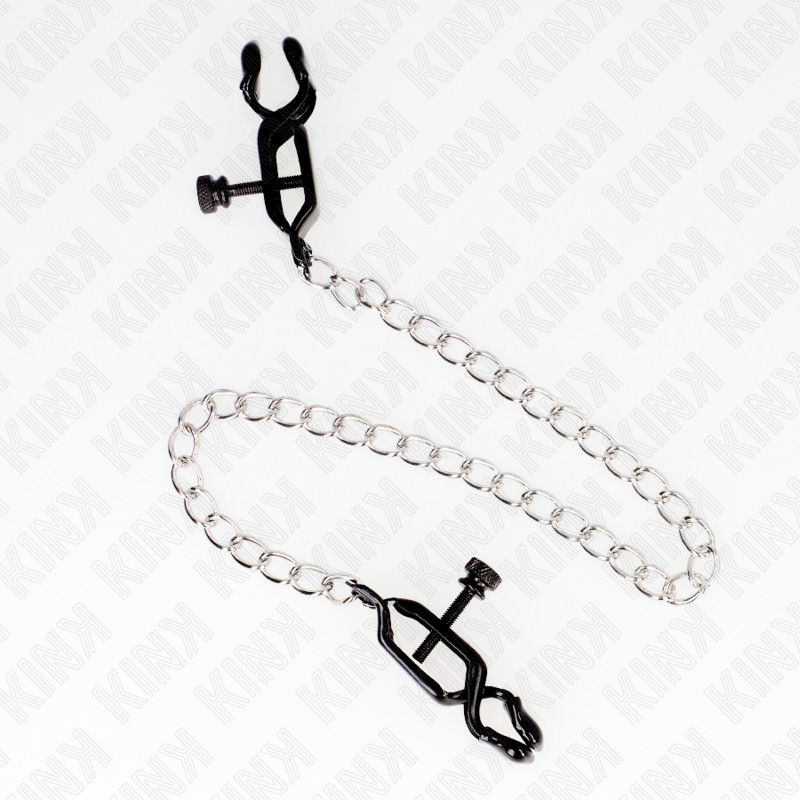 KINK - ezüst láncos mellbimbó klipsz 30 cm - Image 2
