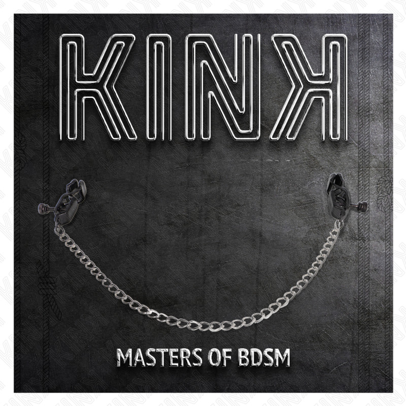 KINK - ezüst láncos mellbimbó klipsz 30 cm - Image 5