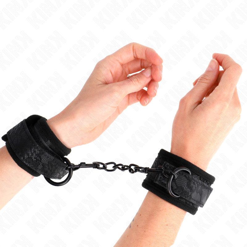 KINK – állítható fekete csuklószorító prémium neoprénből - Image 4