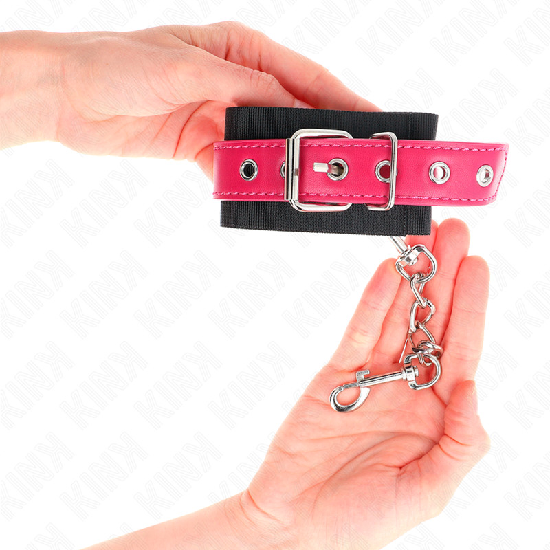 KINK – állítható nylon csuklószorító bőrszíjjal - Image 3